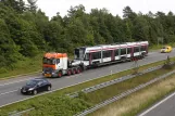 Aarhus Niederflurgelenkwagen 1101-1201 nahe bei Ejer Bavnehøj (2016)