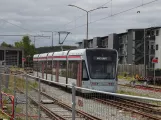 Aarhus Niederflurgelenkwagen 1111-1211 am Odder (2020)