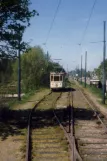 Amsterdam Museumslinie 30 mit Triebwagen 824 am Kalfjeslaan (1989)