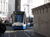 Amsterdam Straßenbahnlinie 14 mit Niederflurgelenkwagen 2114 auf Paleisstraat (2009)