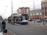 Amsterdam Straßenbahnlinie 14 mit Niederflurgelenkwagen 2143 am Marnixstraat (2009)