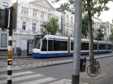 Amsterdam Straßenbahnlinie 25 mit Niederflurgelenkwagen 2145 auf K. s-Gravesandestraat (2009)