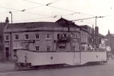 Archivfoto: Blackpool Straßenbahnlinie T1 mit Triebwagen 600 auf Queen's Promenade (1970)