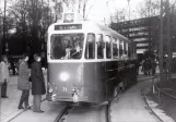 Archivfoto: Malmö Straßenbahnlinie 4 mit Triebwagen 71 am Gustav Adolfs Torv (1973)