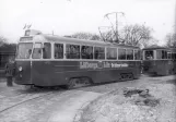 Archivfoto: Malmö Straßenbahnlinie 4 mit Triebwagen 74 am Limhamn Sibbarp (1973)