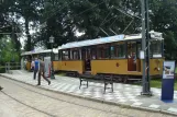 Arnhem Straßenbahnen im Freilichtmuseum mit Triebwagen 535 am Entree (2014)