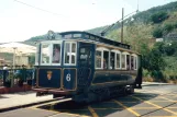 Barcelona 55, Tramvía Blau mit Triebwagen 6 am Plaça del Doctor Andreu (1997)