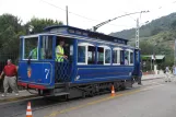 Barcelona 55, Tramvía Blau mit Triebwagen 7 am Plaça del Doctor Andreu (2012)