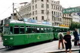 Basel Straßenbahnlinie 15 mit Triebwagen 465 auf Aeschenplatz (2003)