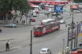 Beograd Zusätzliche Linie 7L mit Gelenkwagen 391 auf Karađorđeva (2008)