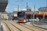 Bergen Niederflurgelenkwagen 203 nahe bei Kronstad (2010)