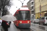 Berlin Schnelllinie M1 mit Niederflurgelenkwagen 2040nah Rosenthaler Platz (2007)