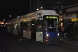 Berlin Schnelllinie M2 mit Niederflurgelenkwagen 2043 am S+U Alexanderplatz/Dircksenstraße (2010)