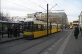 Berlin Schnelllinie M6 mit Niederflurgelenkwagen 1000 am S+U Alexanderplatz/Gontardstraße (2007)