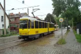 Berlin Straßenbahnlinie 61 mit Gelenkwagen 6143 am Köpenick / Hirtestr. (2013)