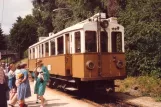 Bozen Regionallinie 160 mit Triebwagen 105 am Klobenstein/Collalbo (1982)