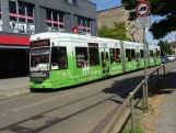 Brandenburg an der Havel Straßenbahnlinie 6 mit Niederflurgelenkwagen 101 am Jacobstr. (2024)