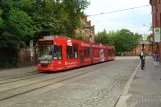 Brandenburg an der Havel Zusätzliche Linie 12 mit Niederflurgelenkwagen 101 am THB (2011)