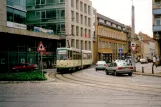 Brandenburg an der Havel Zusätzliche Linie 2 mit Gelenkwagen 180nah Neustädtischer Markt (2001)