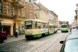 Brandenburg an der Havel Zusätzliche Linie 2 mit Gelenkwagen 184nah Neustädtischer Markt (2001)