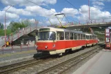 Bratislava Straßenbahnlinie 12 mit Triebwagen 7757 am Botanická záhrada (2008)