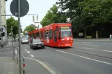 Braunschweig Straßenbahnlinie 2 mit Niederflurgelenkwagen 0759 auf Hamburger Straße (2010)