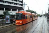 Braunschweig Straßenbahnlinie 2 mit Niederflurgelenkwagen 9561 am Hamburger Straße (2008)