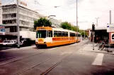 Braunschweig Straßenbahnlinie 3 mit Gelenkwagen 8158 am Schloss (1998)