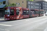 Braunschweig Straßenbahnlinie 3 mit Niederflurgelenkwagen 0760 "Westliches Ringgebiet" am Theaterwall (2016)