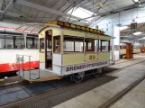 Bremen Pferdestraßenbahnwagen 23 innen Das Depot (2017)