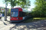 Bremen Straßenbahnlinie 1 mit Niederflurgelenkwagen 3110 am Osterholz Züricher Str. (2011)