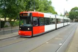 Bremen Straßenbahnlinie 4 mit Niederflurgelenkwagen 3060 am Horn (Horner Kirche) (2009)