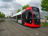 Bremen Straßenbahnlinie 6 mit Niederflurgelenkwagen 3229 am Flughafen-Süd Neuenlander Feld (2023)