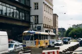 Breslau Straßenbahnlinie 7 mit Gelenkwagen 2017 auf Świdnicka (2004)