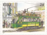 Briefmarke: Éire 24 Cork Electric Tram (1987)