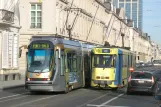 Brüssel Niederflurgelenkwagen 2009 auf Rue Royale (2012)