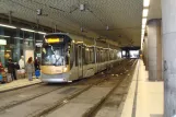 Brüssel Niederflurgelenkwagen 3026 am Gade du Midi / Zuidstation (2008)