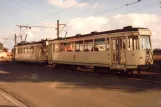 Brüssel Straßenbahnlinie 80  auf Rue de Trazegnies (1981)