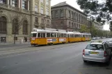 Budapest Straßenbahnlinie 49 mit Triebwagen 3262nah Móricz Zsigmond körtér (2006)