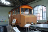 Chemnitz Schleifwagen 1035 im Straßenbahnmuseum (2015)