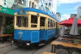 Christchurch Tramway line mit Triebwagen 1888 auf New Regent Street (2023)