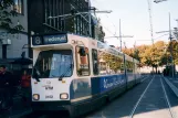 Den Haag Zusätzliche Linie 8 mit Gelenkwagen 3102 am Centrum (2003)