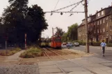 Dessau Triebwagen 32 auf Heidestr. (1990)