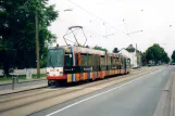 Dortmund Straßenbahnlinie U43 mit Gelenkwagen 154 am In den Börten (2007)