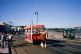 Douglas, Isle of Man Horse Drawn Trams mit Offen Pferdebahnwagen 35 auf Harris Promenade (2006)