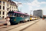 Dresden Straßenbahnlinie 4  am Pirnaischer Platz (1996)