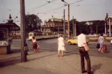 Dresden Straßenbahnlinie 4  auf Postplatz (1983)