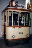 Dresden Triebwagen 954 auf Verkehrsmuseum (1996)