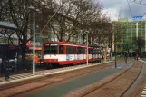 Duisburg Regionallinie U79 mit Gelenkwagen 4201 am Hauptbahnhof (1988)