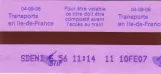 Erwachsenkarte: Die Rückseite: St Denis Voyageur Paris
(2007)